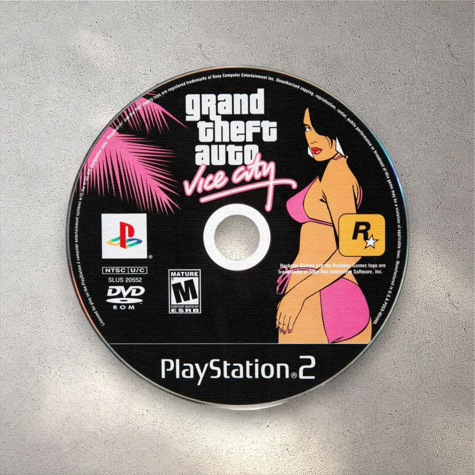 Grand Theft Auto (GTA): Vice City - PS2 RUG