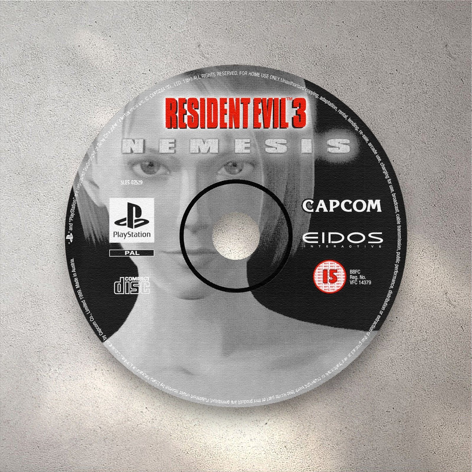 Resident Evil 3: Nemesis - PS1 RUG