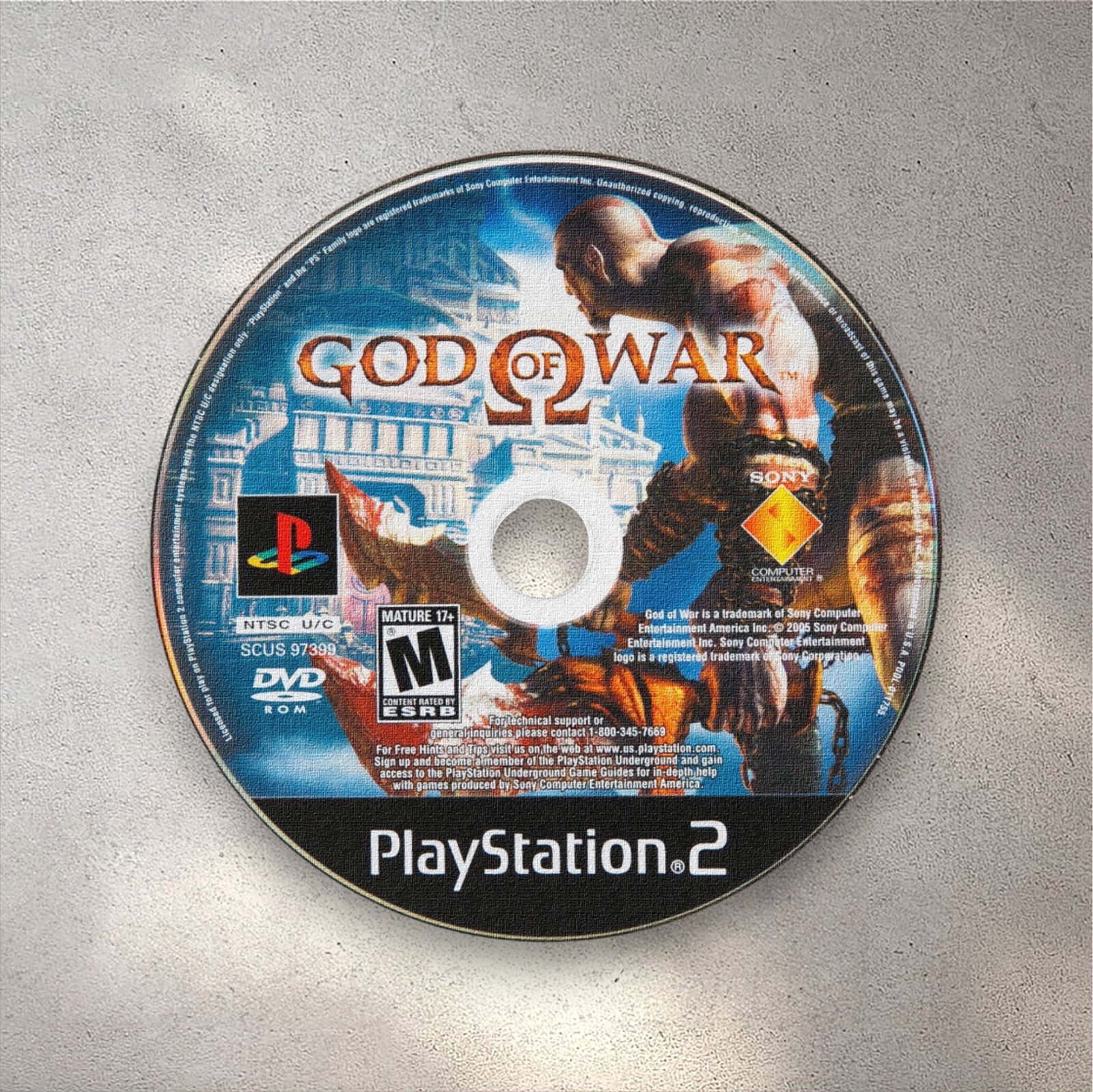 God of War - PS2 RUG