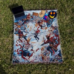 Alternative view of SPIDER-MAN SPIDERVERSE Blanket - LIMITED!